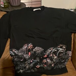 Givenchy Black Graphic Sweatshirt